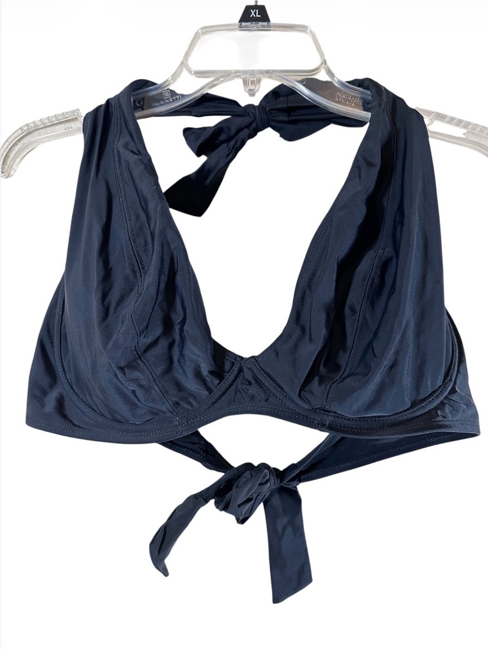 Empetua Women Black Swimsuit Bikini Top womens 4x Plus underwire swim beach